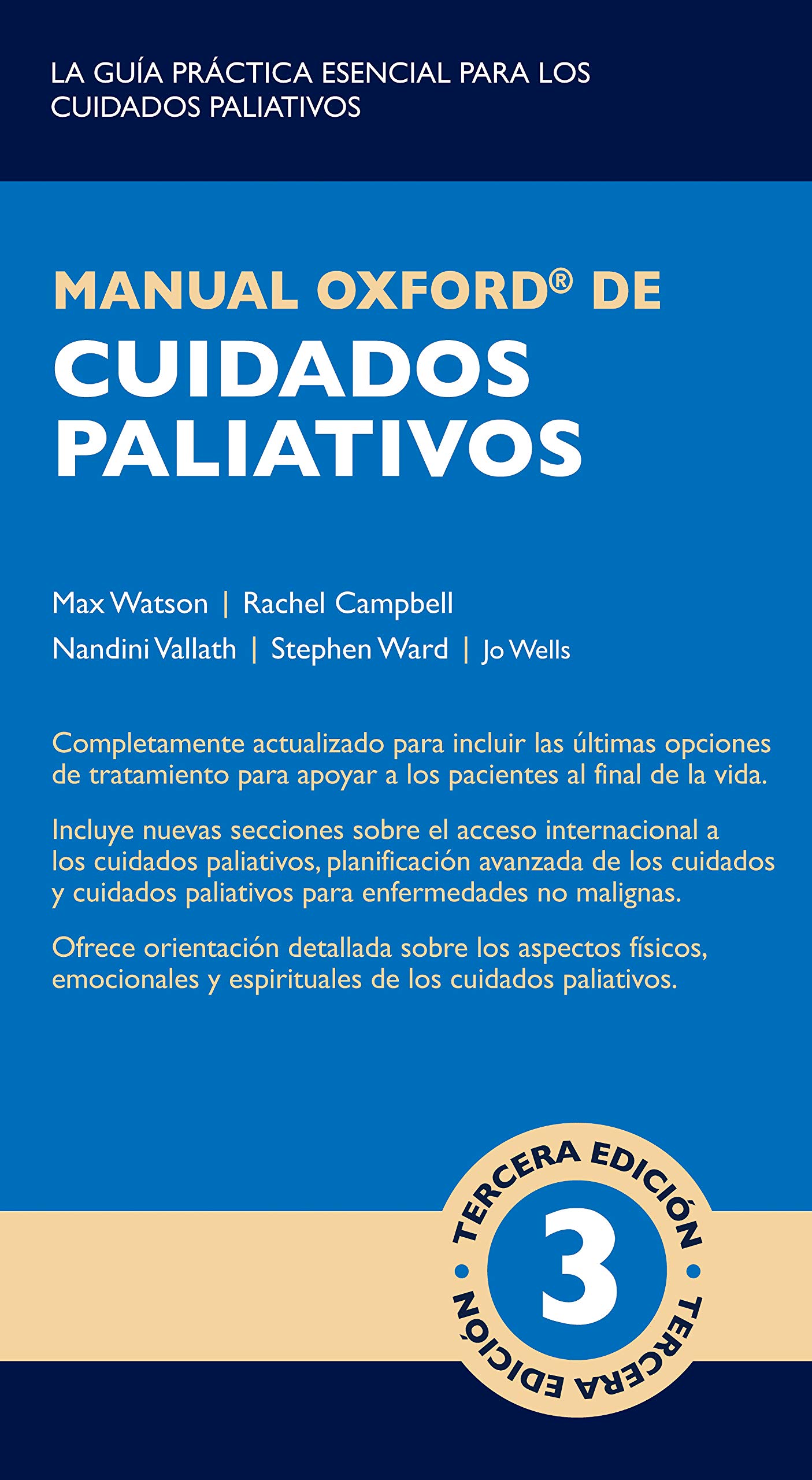 Manual Oxford de Cuidados Paliativos: Tercera Edición | Amazon.com.br